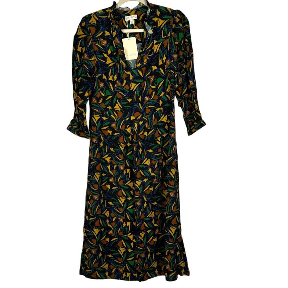 Chic See U Soon Long Sleeve Multicolor Dress New with Tags Small - Picture 1 of 4